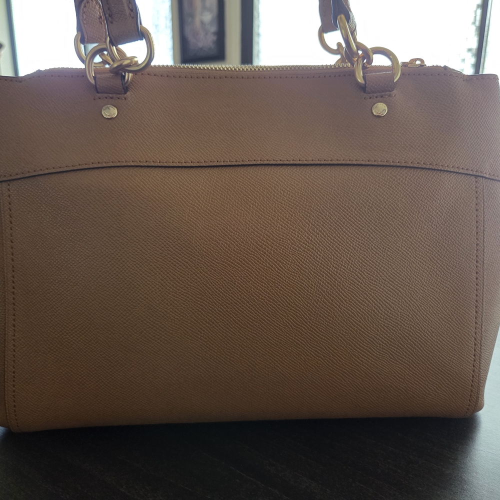Coach Caramel Leather Savannah Carryall Bag - Picture 4 of 8